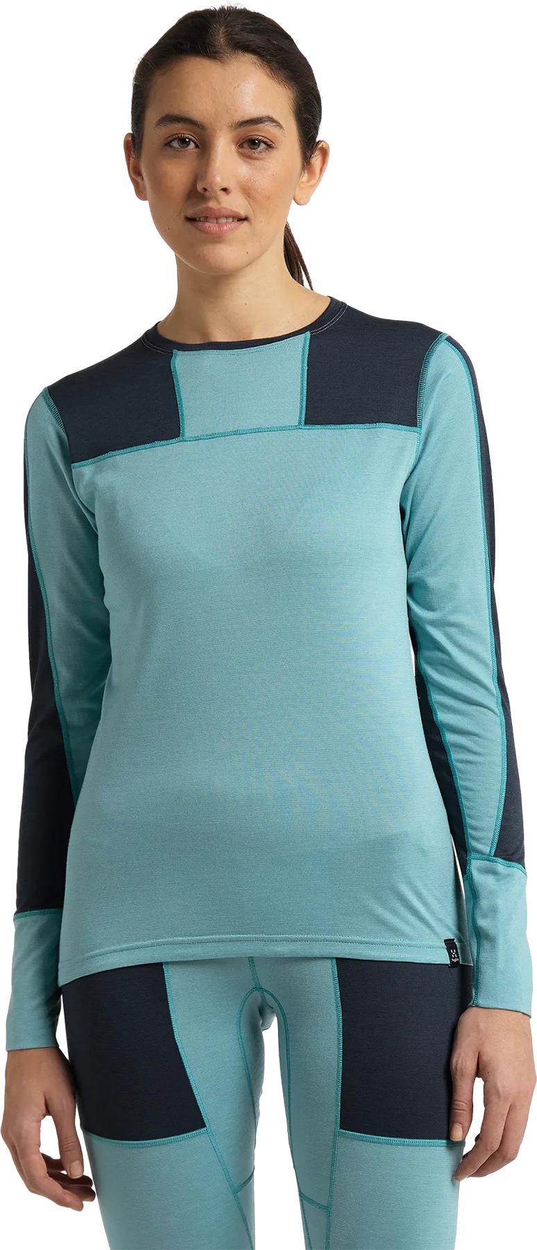 Product gallery image number 4 for product Natural Blend Tech Crew Neck Base Layer Top - Women's