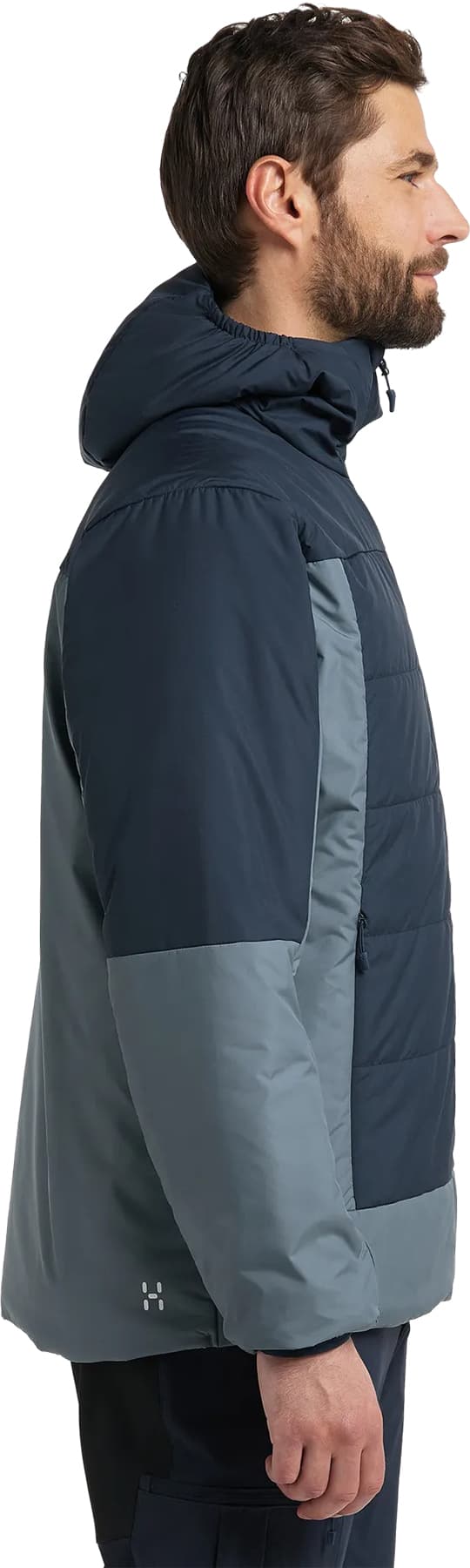 Numéro de l'image de la galerie de produits 2 pour le produit Manteau isolé à capuchon Mimic Silver - Homme