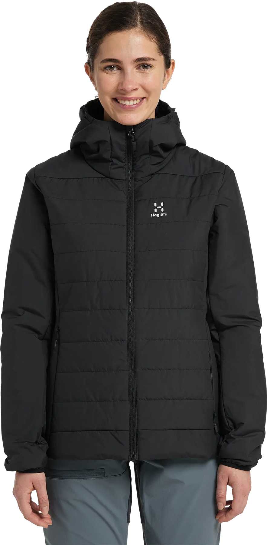 Image de produit pour Manteau à capuchon Mimic Silver - Femme