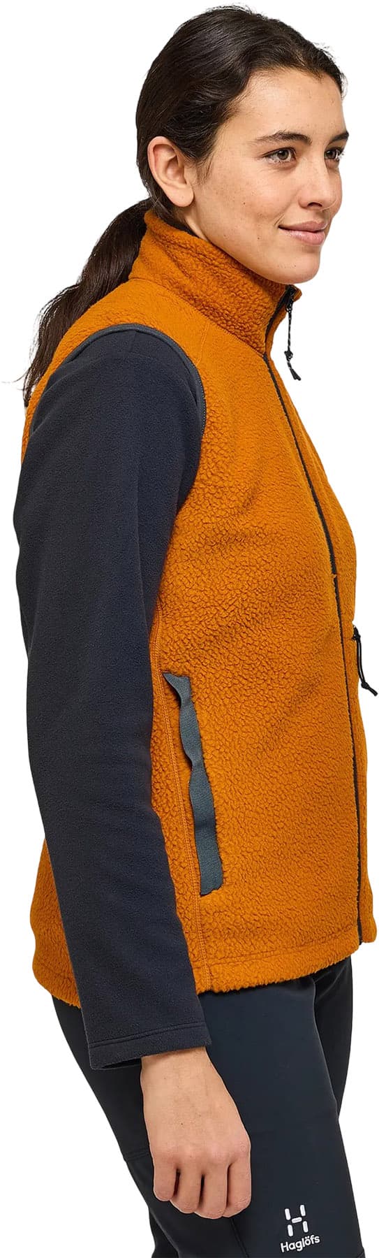 Product gallery image number 3 for product Veste en molleton à poil long Malung - Femme