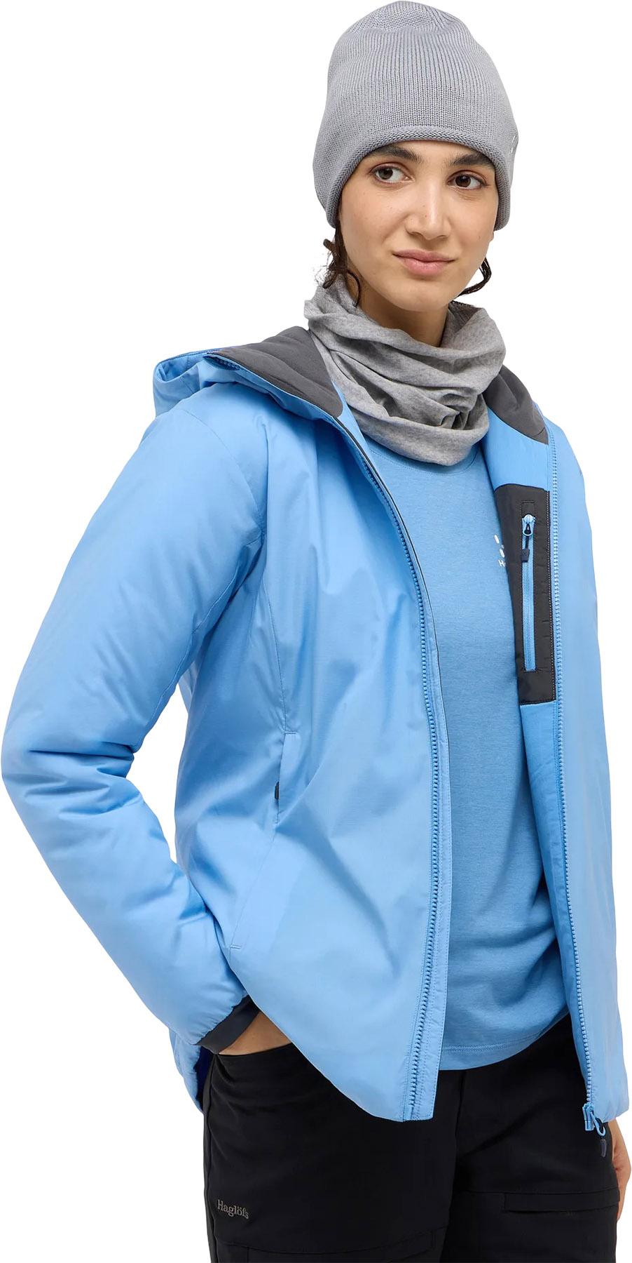 Product gallery image number 8 for product Manteau matelassé à capuchon Mimic Alert - Femme