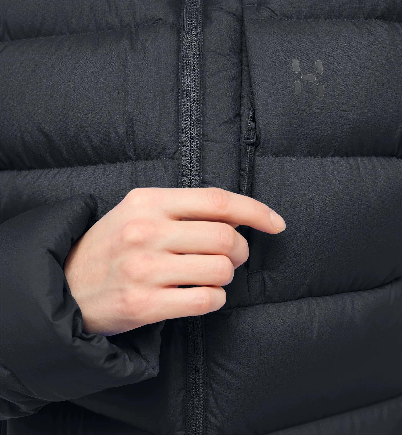 Product gallery image number 4 for product Manteau à capuchon en duvet Rosson - Femme