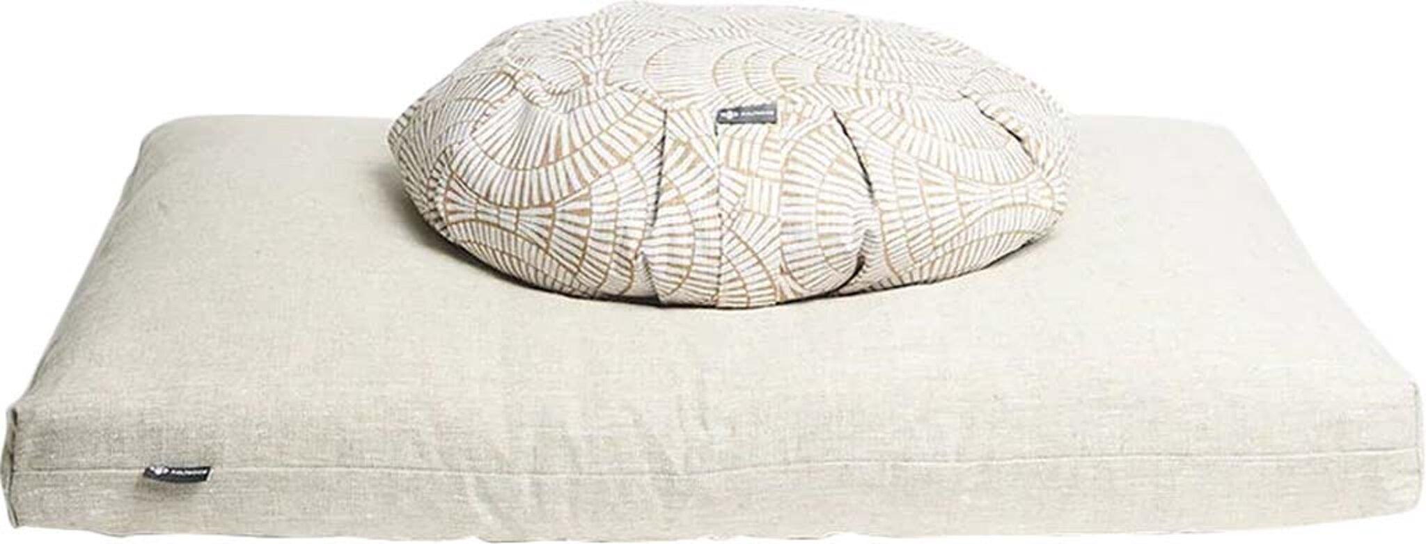 Numéro de l'image de la galerie de produits 1 pour le produit Coussin de méditation et coussin Zabuton Essential Coton - Édition limitée