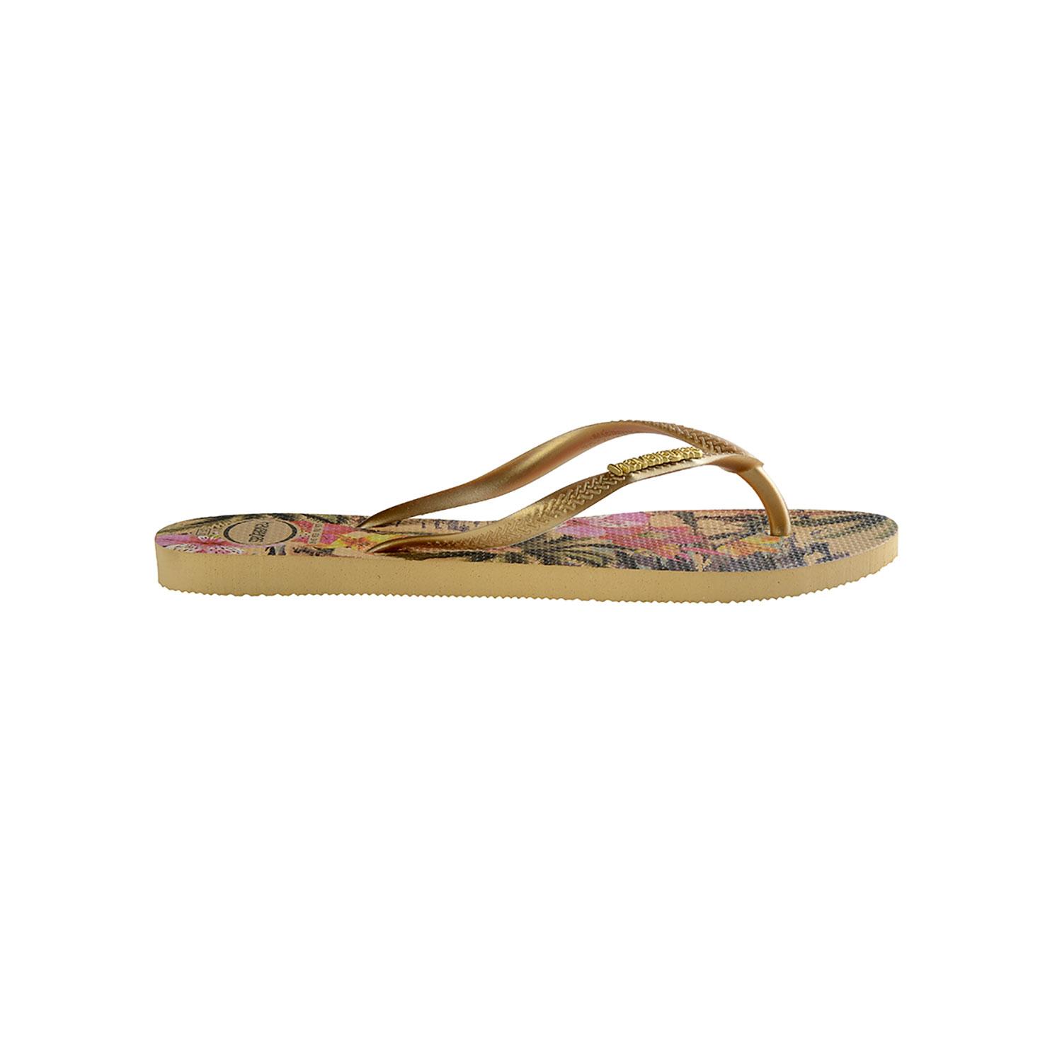 Product gallery image number 3 for product Slim Tropical Flip Flops - Women's