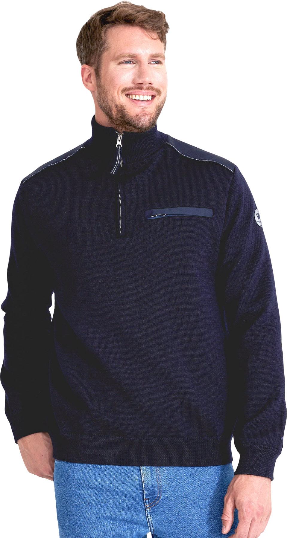 Numéro de l'image de la galerie de produits 3 pour le produit Chandail en laine coupe vent à col T Timmy - Homme