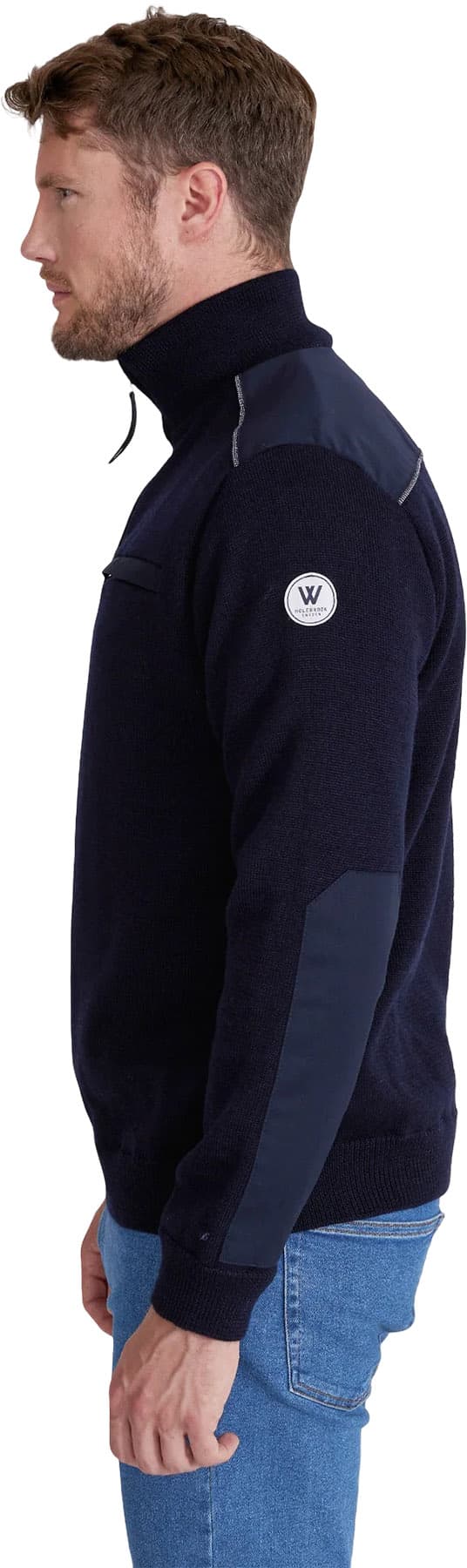 Numéro de l'image de la galerie de produits 4 pour le produit Chandail en laine coupe vent à col T Timmy - Homme