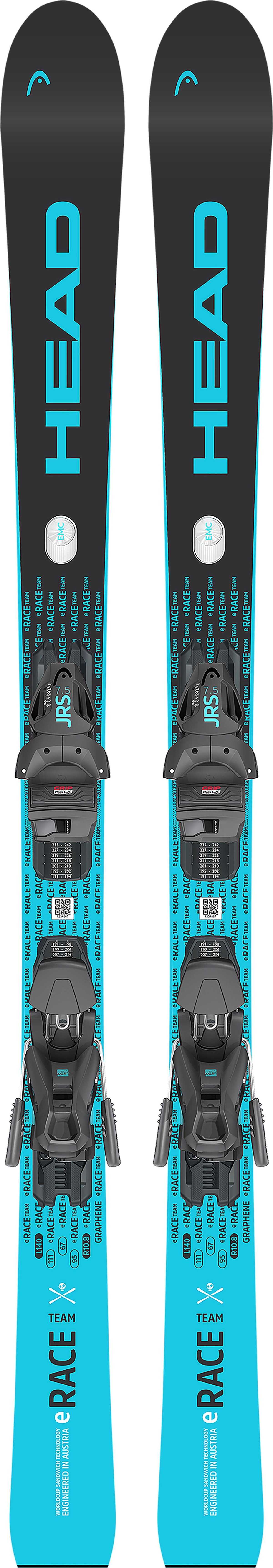 Product image for Worldcup e.Race Team SW Skis with JRS 7.5 Ski Bindings - Junior