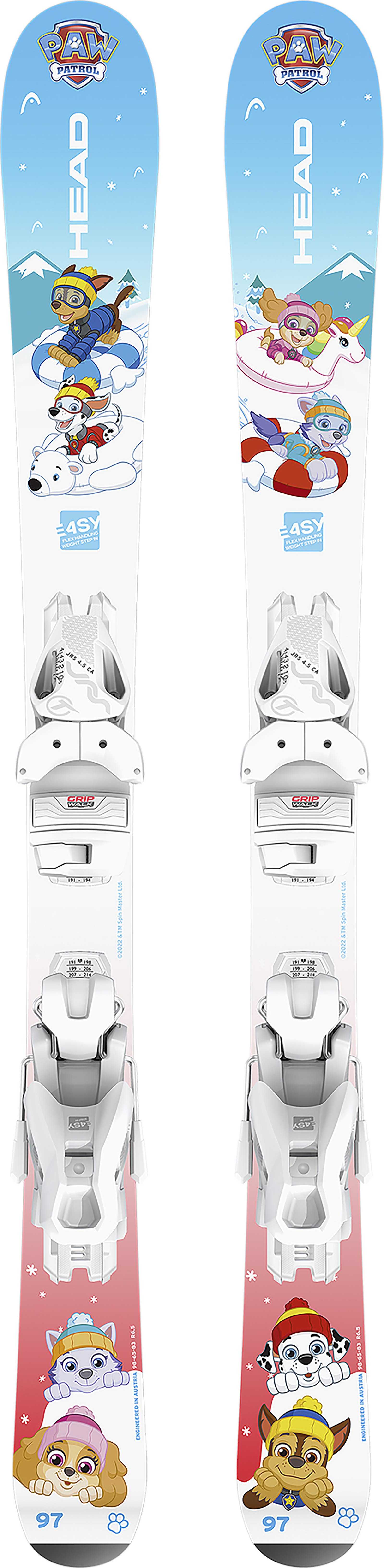 Product image for Paw Patrol Skis with JRS 4.5 GW CA Ski Bindings - Junior