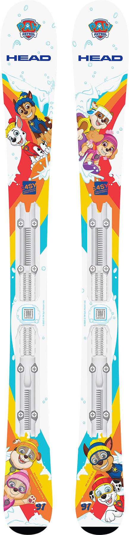 Product gallery image number 2 for product Paw Patrol JRS Skis with JRS 4.5 GW CA Ski Bindings - Junior