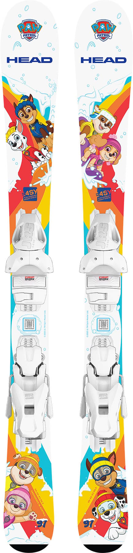 Product image for Paw Patrol JRS Skis with JRS 4.5 GW CA Ski Bindings - Junior