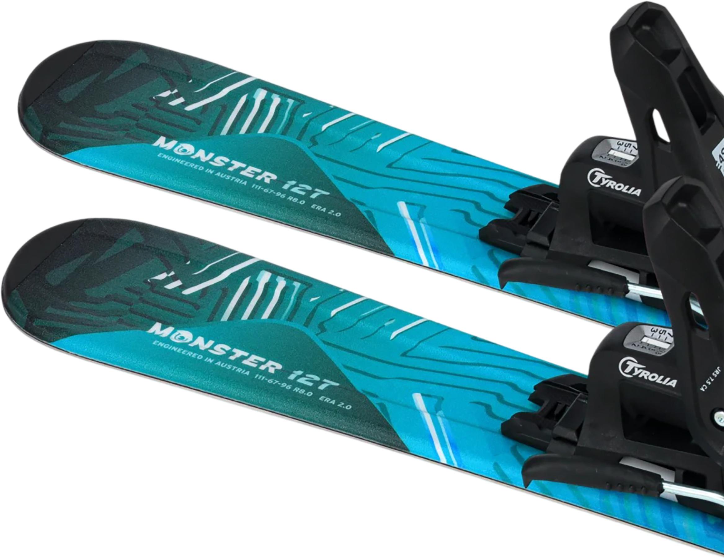 Product gallery image number 4 for product Monster Easy Skis with JRS 4.5 GW CA Ski Bindings - Kids