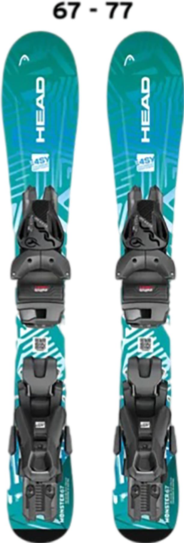 Product gallery image number 3 for product Monster Easy Skis with JRS 4.5 GW CA Ski Bindings - Kids