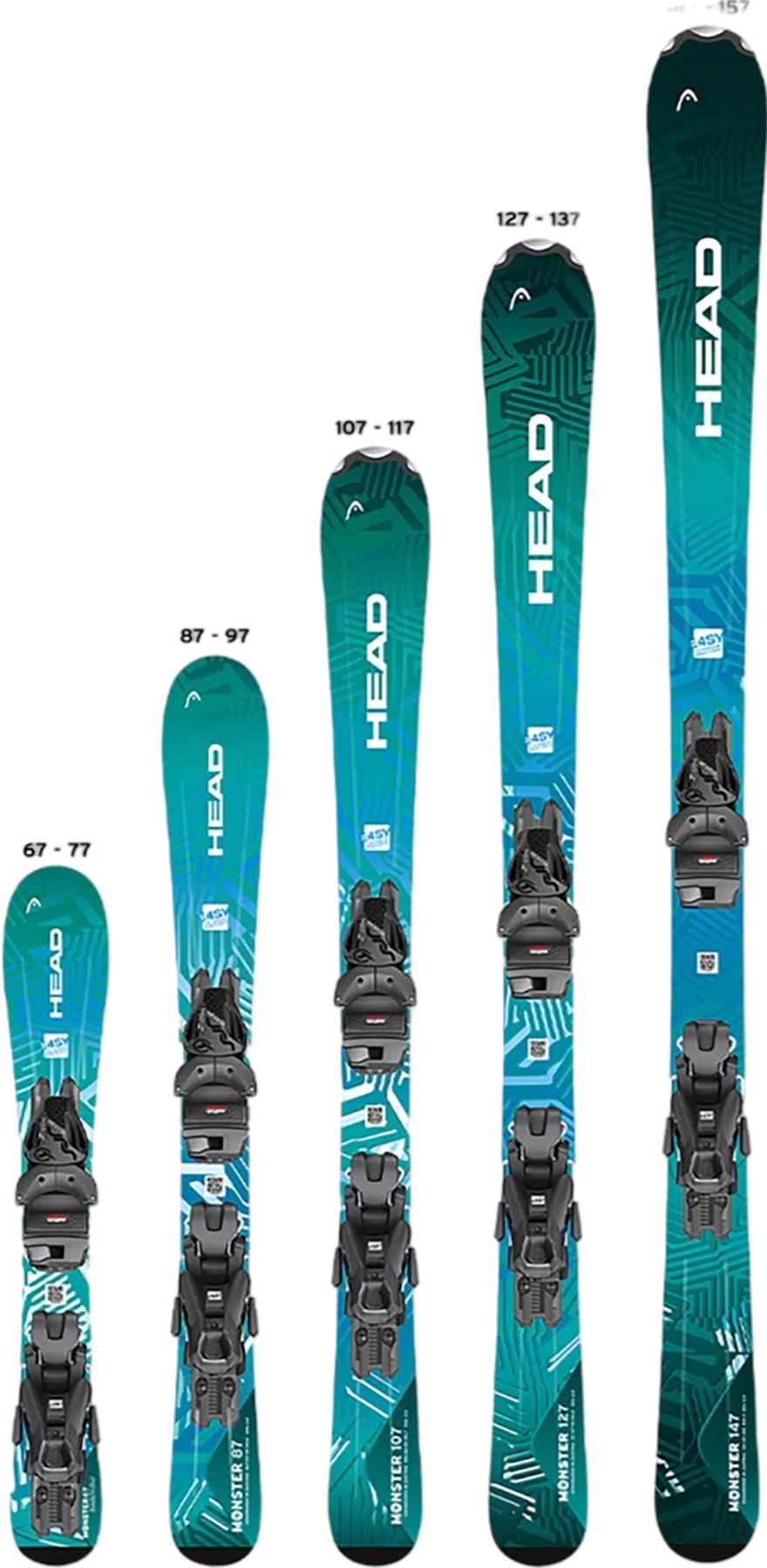 Product image for Monster Easy Skis with JRS 4.5 GW CA Ski Bindings - Kids