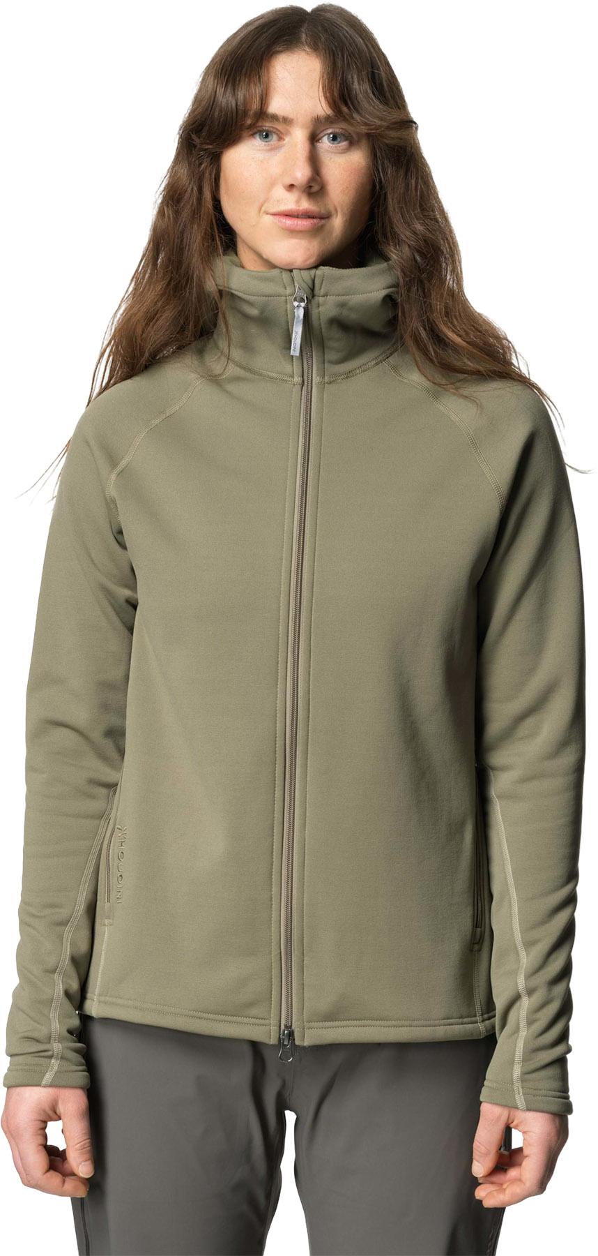 Image de produit pour Manteau couche intermédiaire à capuchon Power Up Houdi - Femme