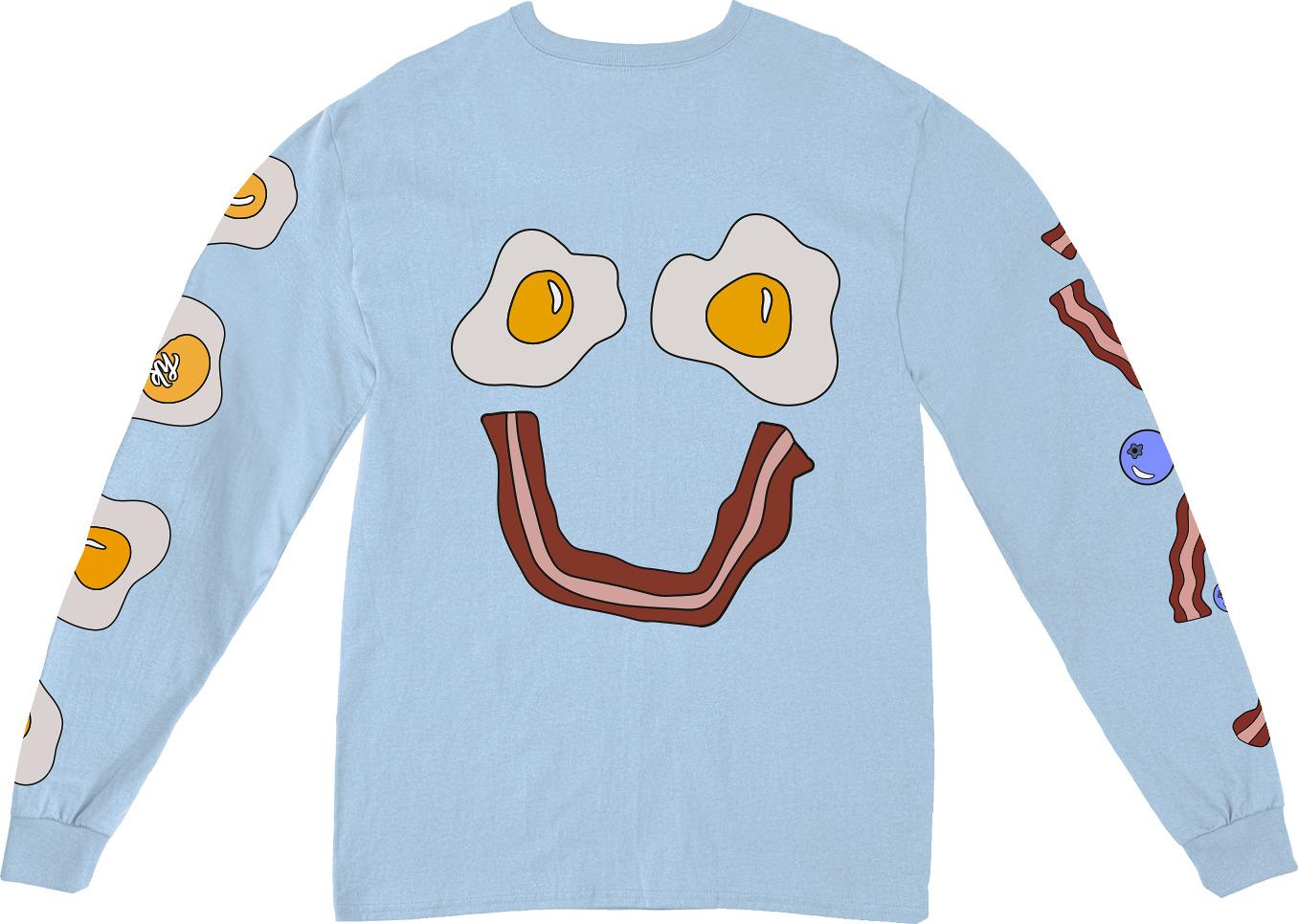 Product gallery image number 2 for product Sunday's Breakfast Long-Sleeve T-Shirt - Kids