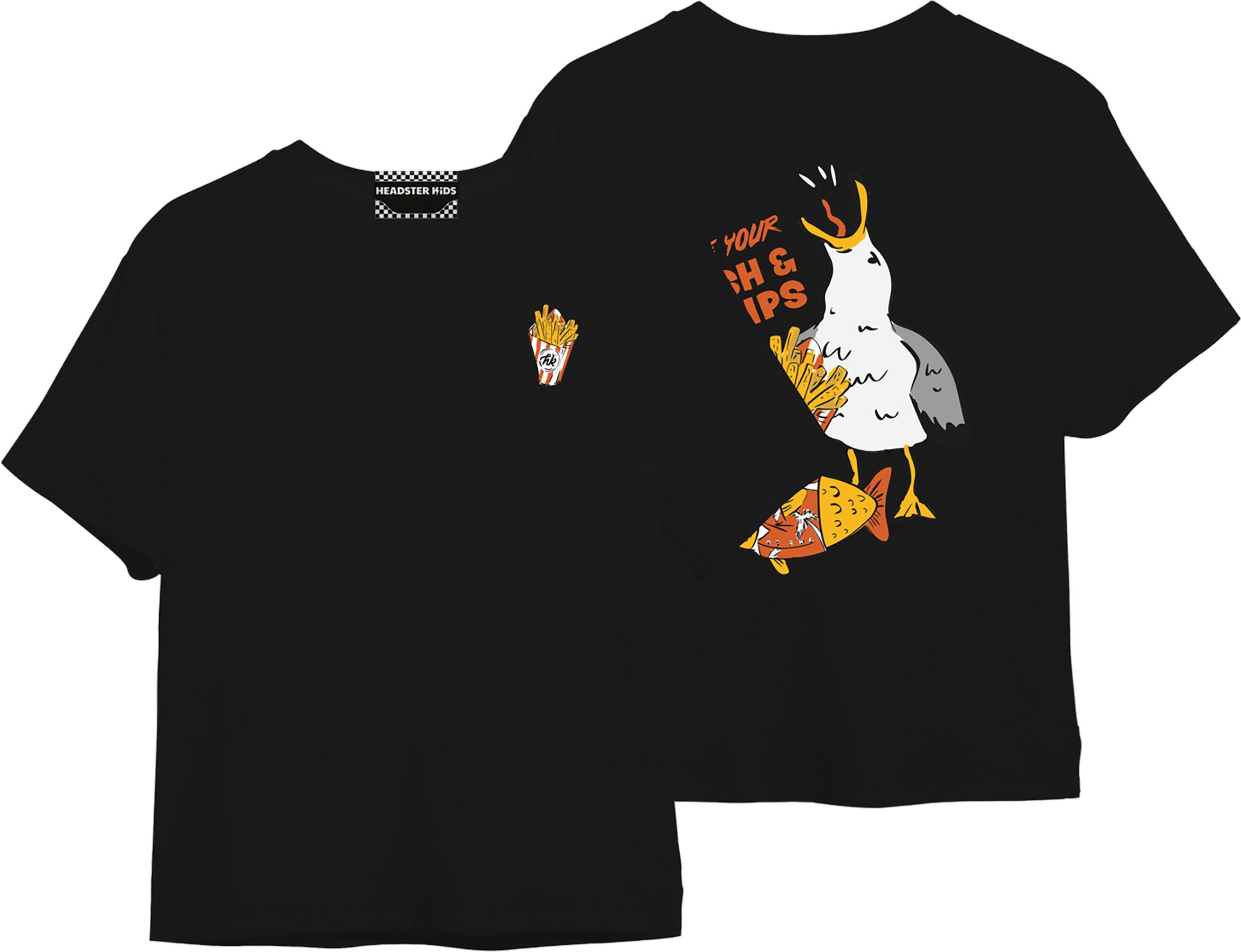 Product gallery image number 2 for product T-shirt Fish and Chips - Enfant
