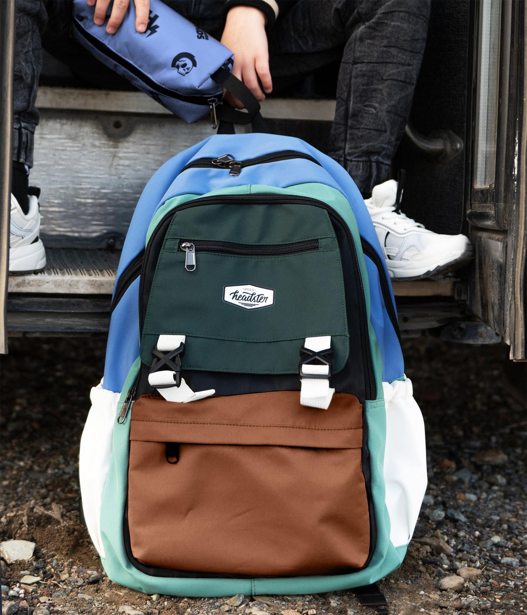 Product gallery image number 5 for product Colorblock School Bag 23L