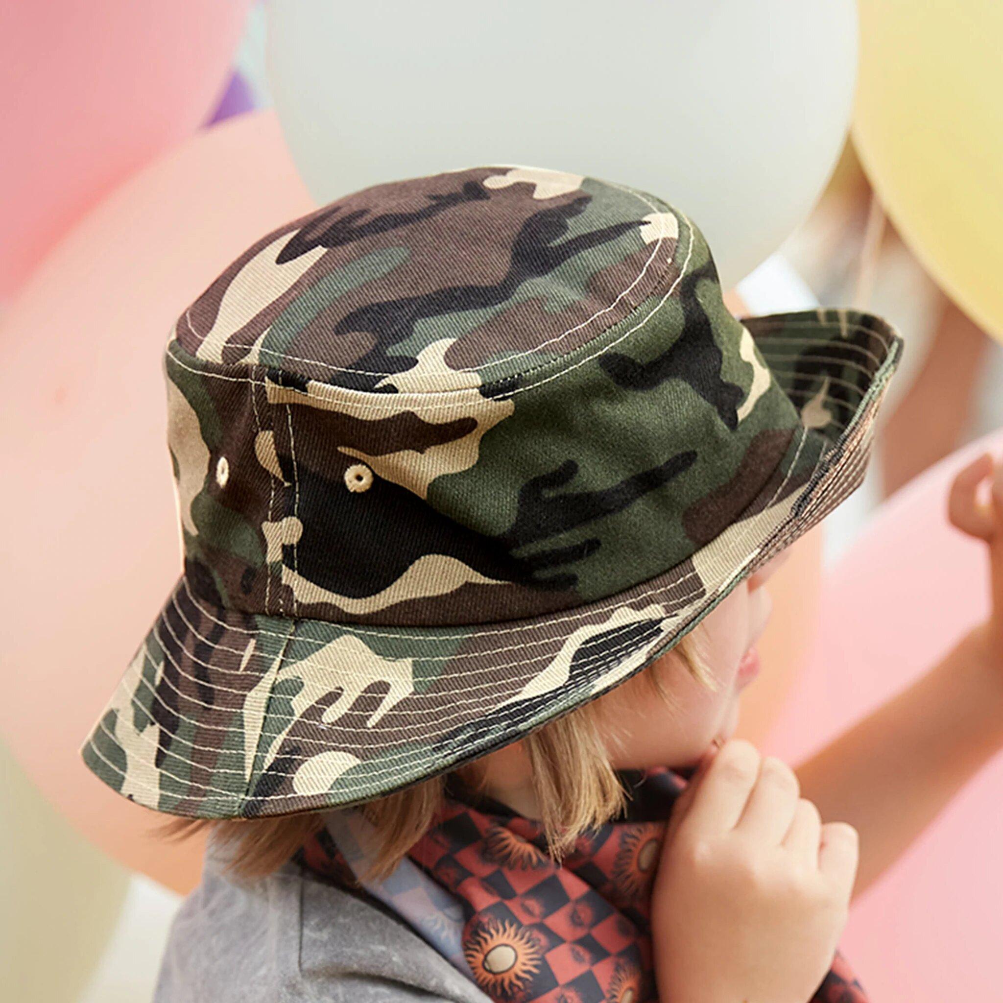 Product gallery image number 2 for product Camo Bucket Hat - Kids