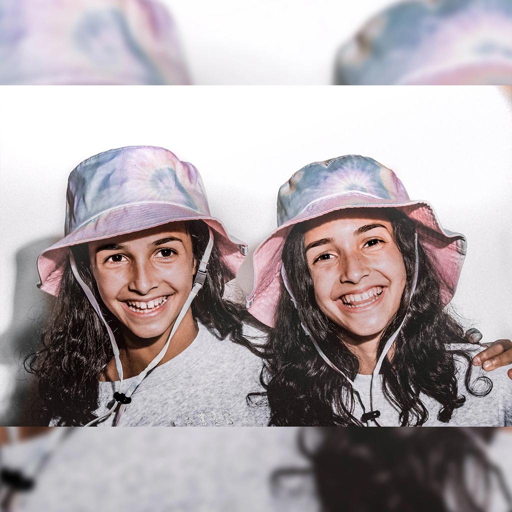 Product gallery image number 2 for product Tie Dye Pink Bucket Hat - Kids