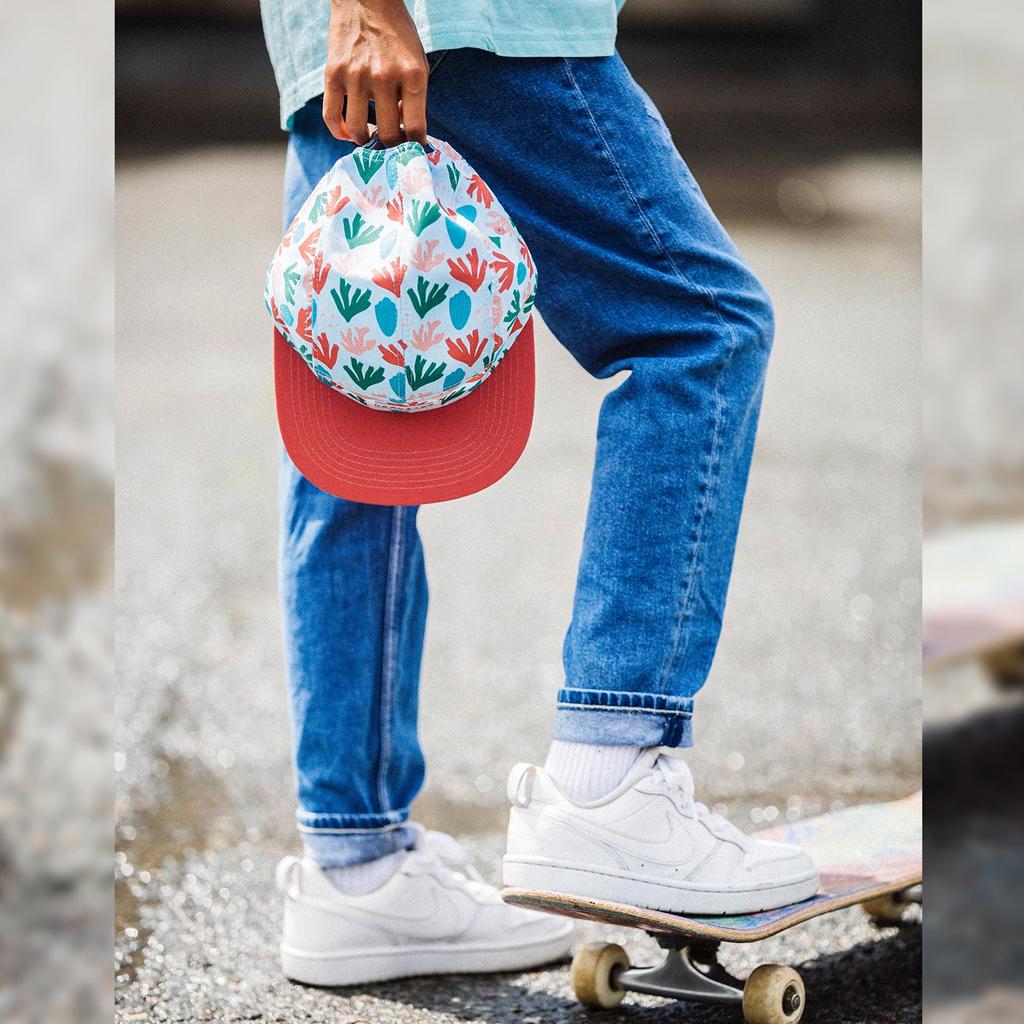 Numéro de l'image de la galerie de produits 6 pour le produit Casquette à cinq panneaux Blue Reef - Enfant