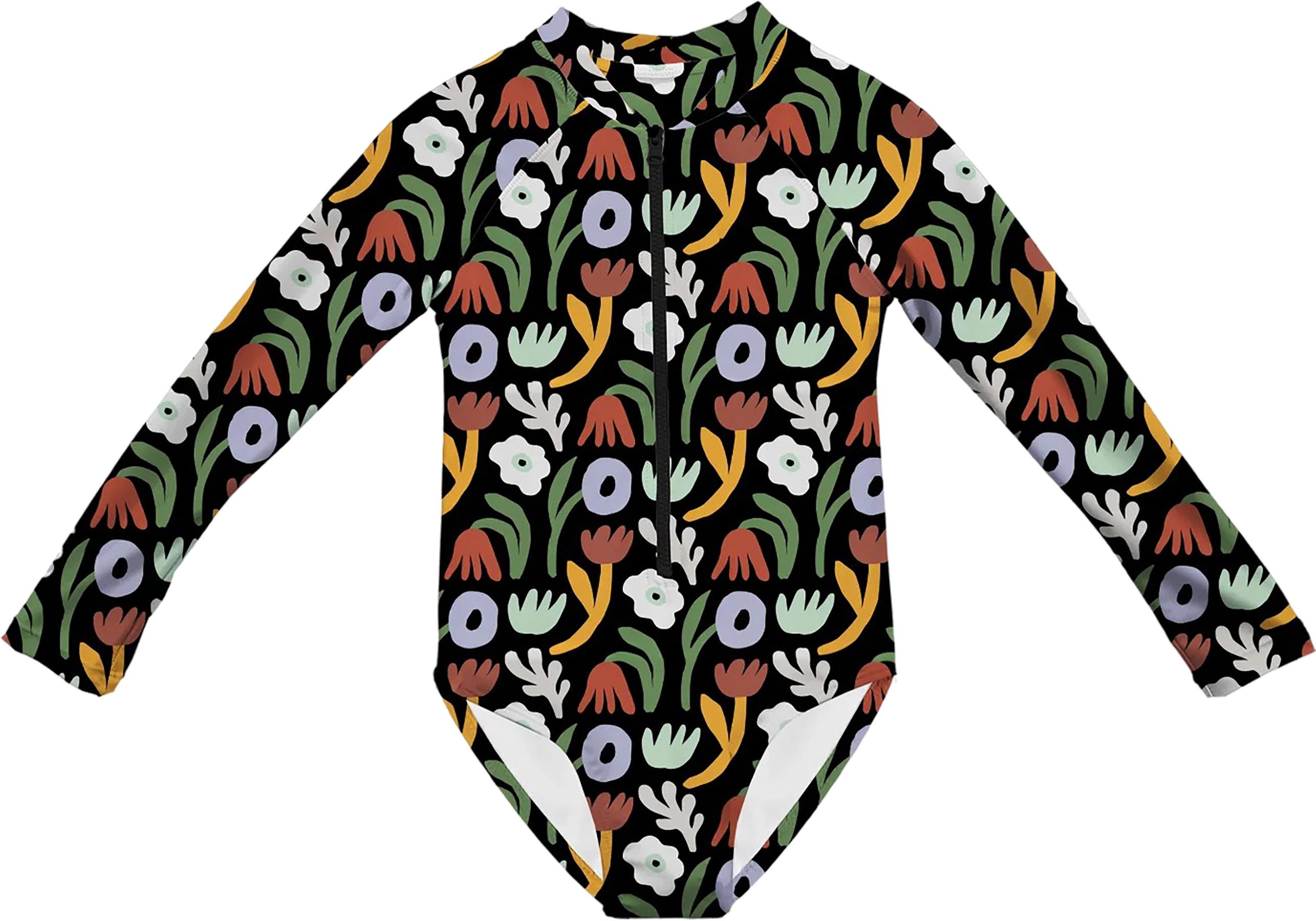 Image de produit pour Maillot de bain une pièce à manches longues Vertical Delight - Enfant