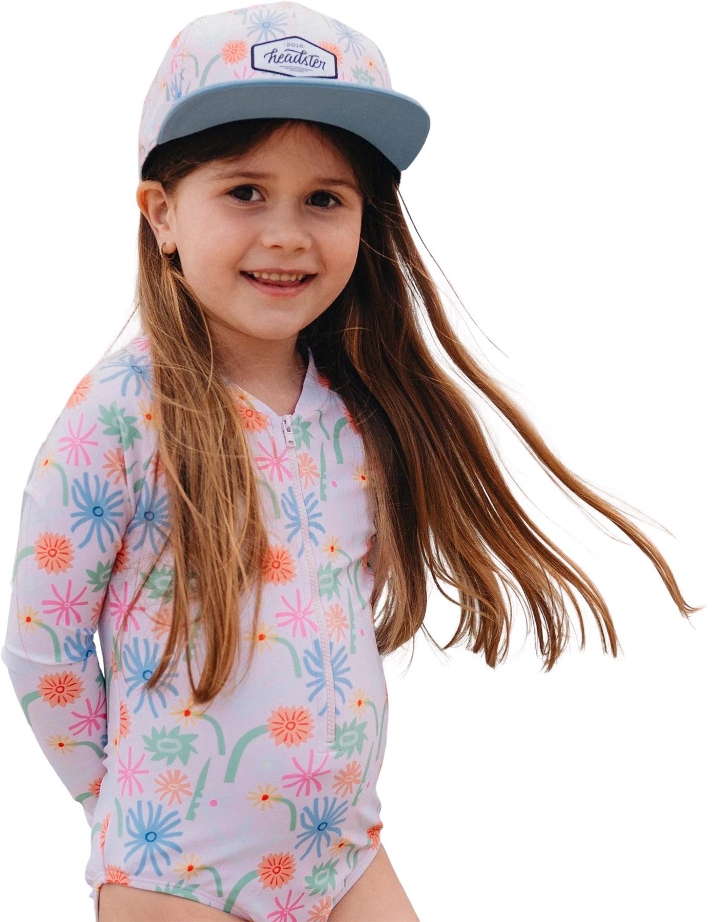 Product gallery image number 2 for product Garden Groove Long Sleeve One Piece Swimsuit - Girls