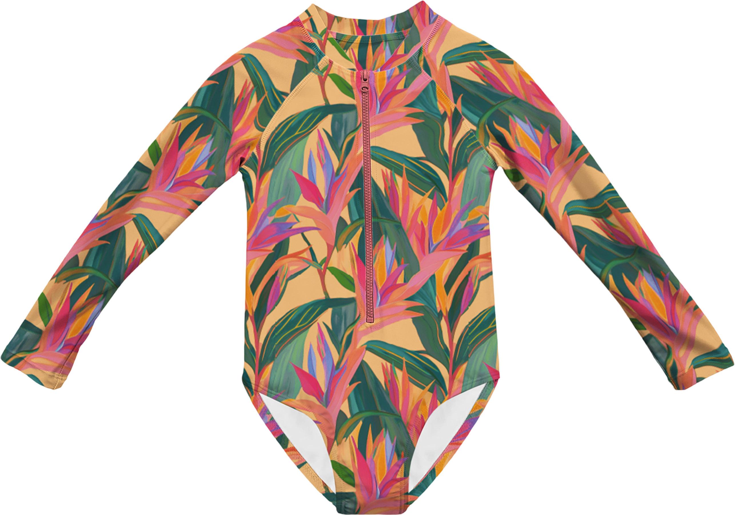 Product image for Jungle Mist Long Sleeve One Piece Swimsuit - Kids