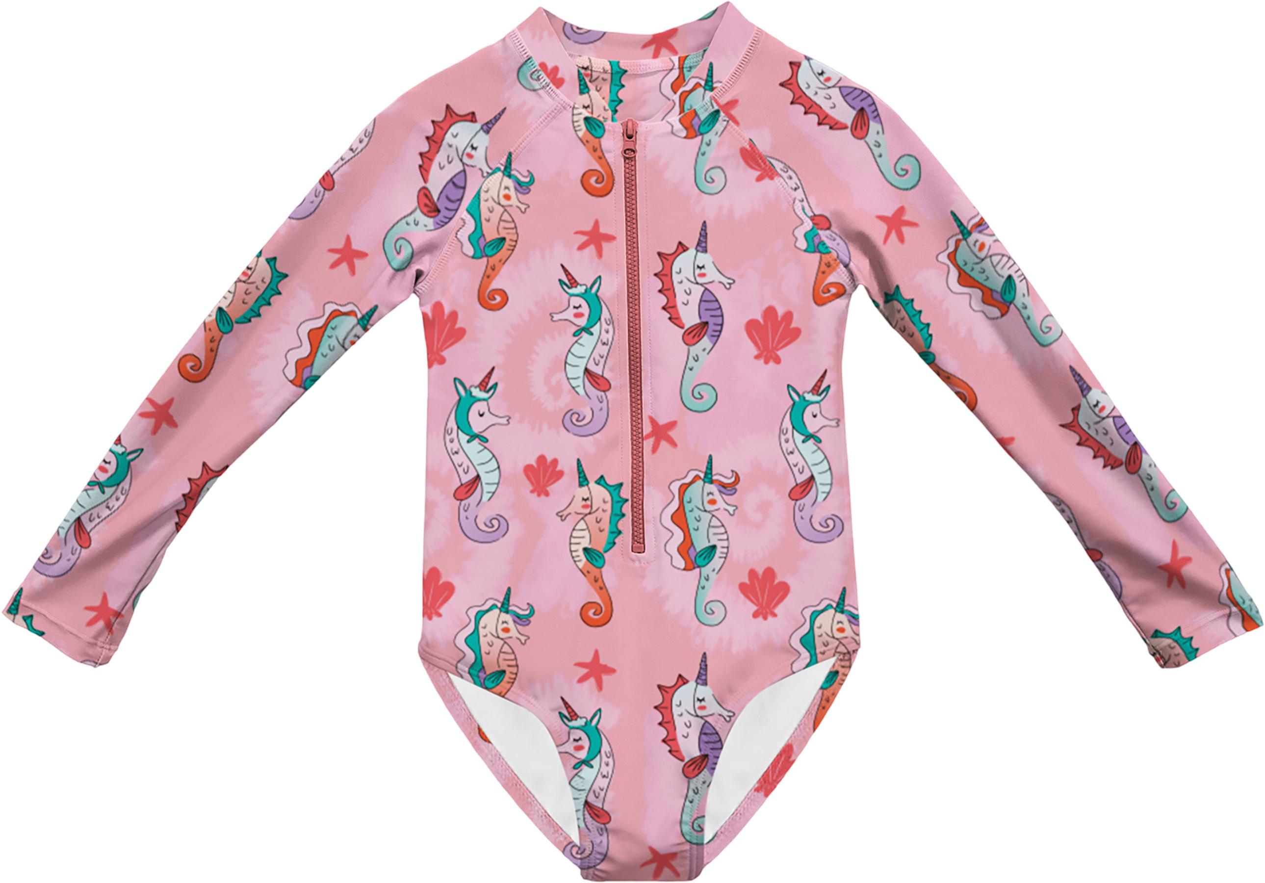 Product image for Seahorse Dreams Long Sleeve One Piece Swimsuit - Kids