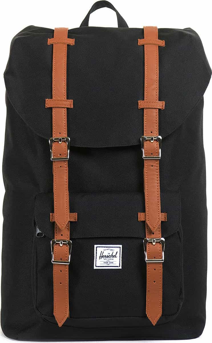 Black - Tan Synthetic Leather