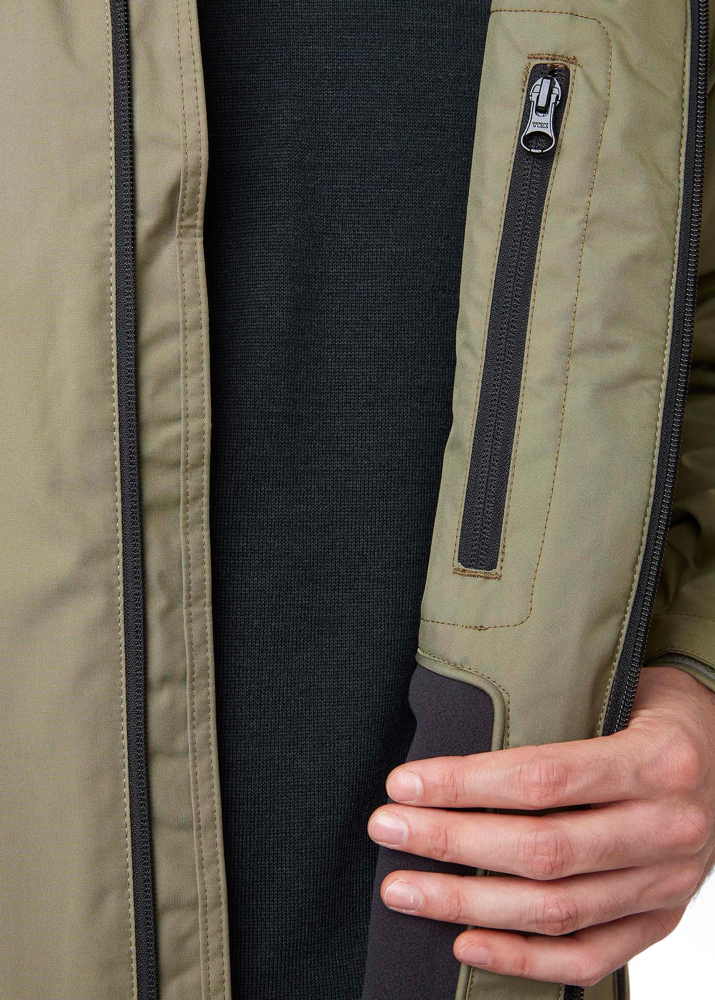 Numéro de l'image de la galerie de produits 4 pour le produit Manteau intermédiaire à col rond - Homme