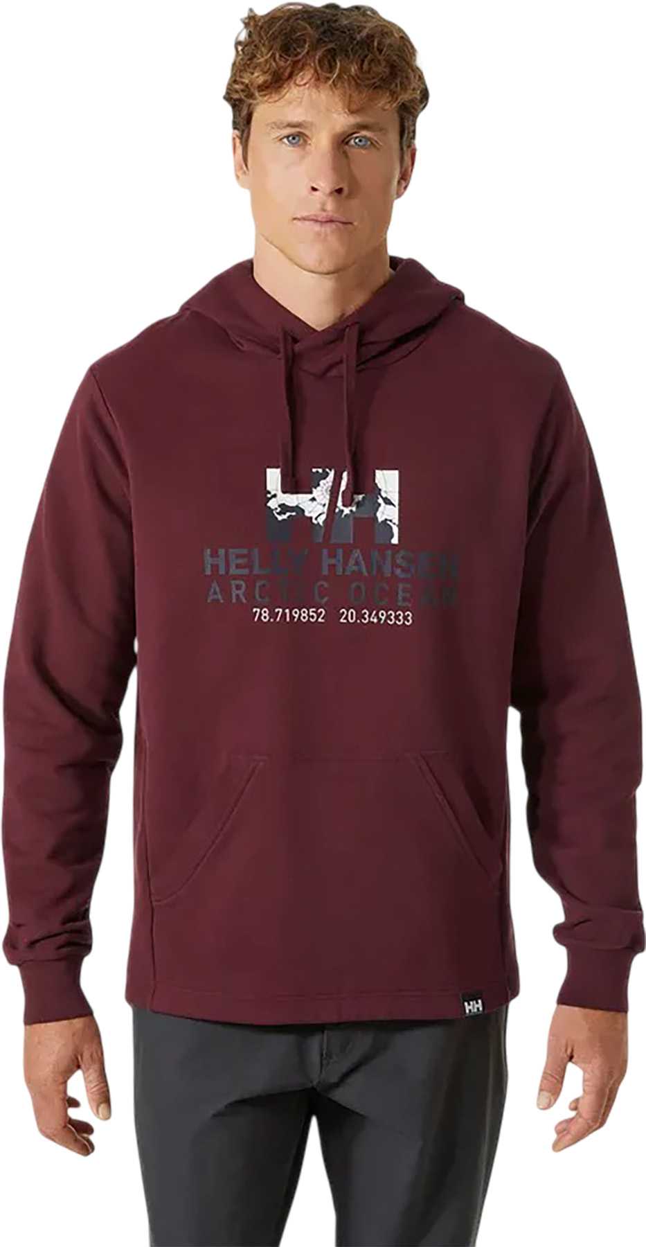 Image de produit pour Chandail à capuchon en coton biologique Arctic Ocean - Homme