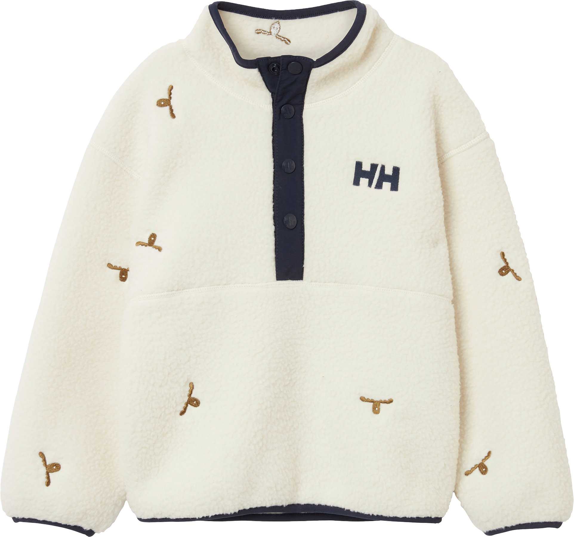 Cream Little Moose Embroid