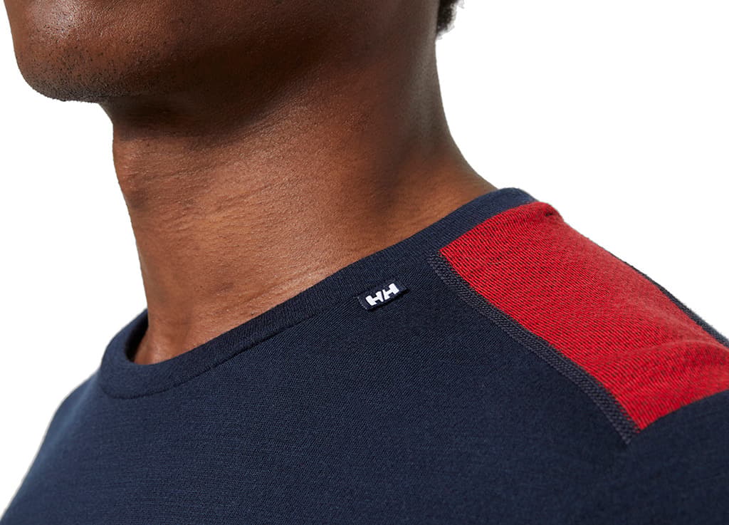 Product gallery image number 3 for product LIFA Merino Midweight Crew Base Layer - Men's