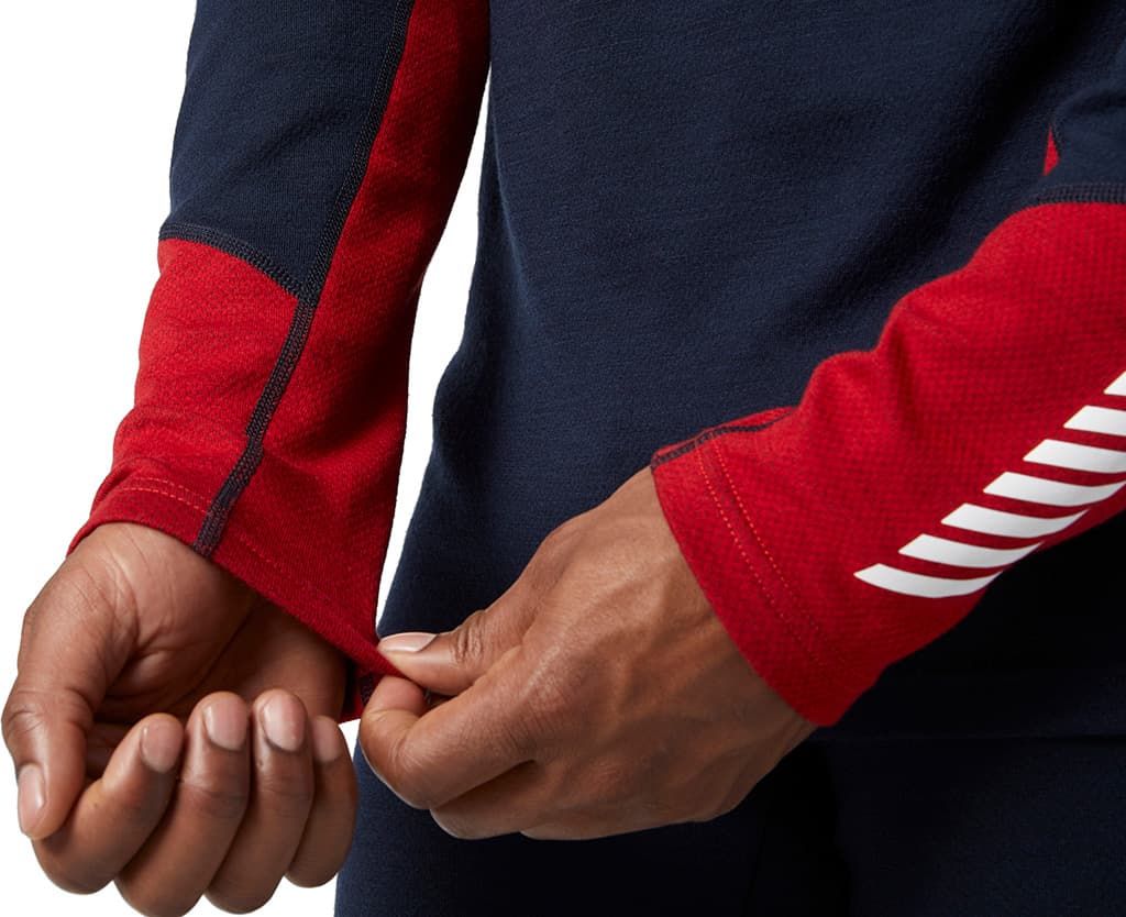 Product gallery image number 4 for product LIFA Merino Midweight Crew Base Layer - Men's