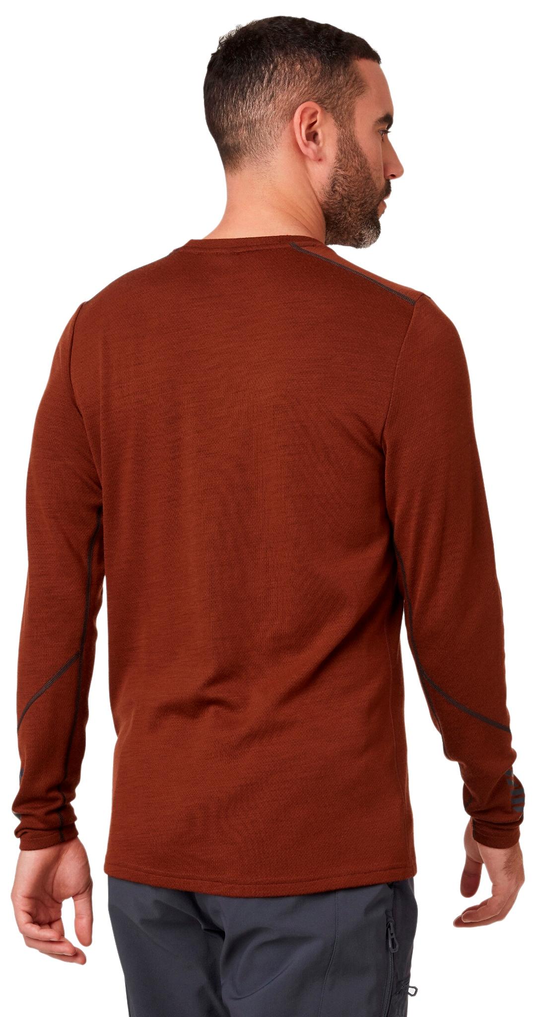 Product gallery image number 5 for product LIFA Merino Midweight Crew Base Layer - Men's