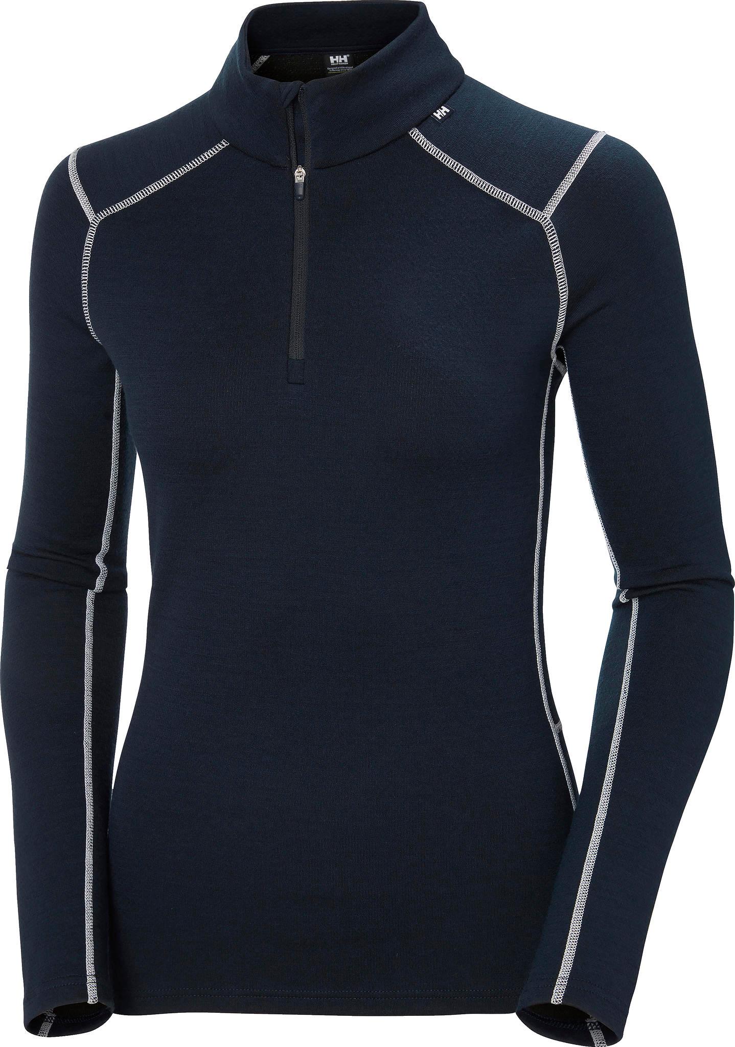 Image de produit pour Couche de base À Demi-Glissière Mi-Épais Lifa Merino - Femme
