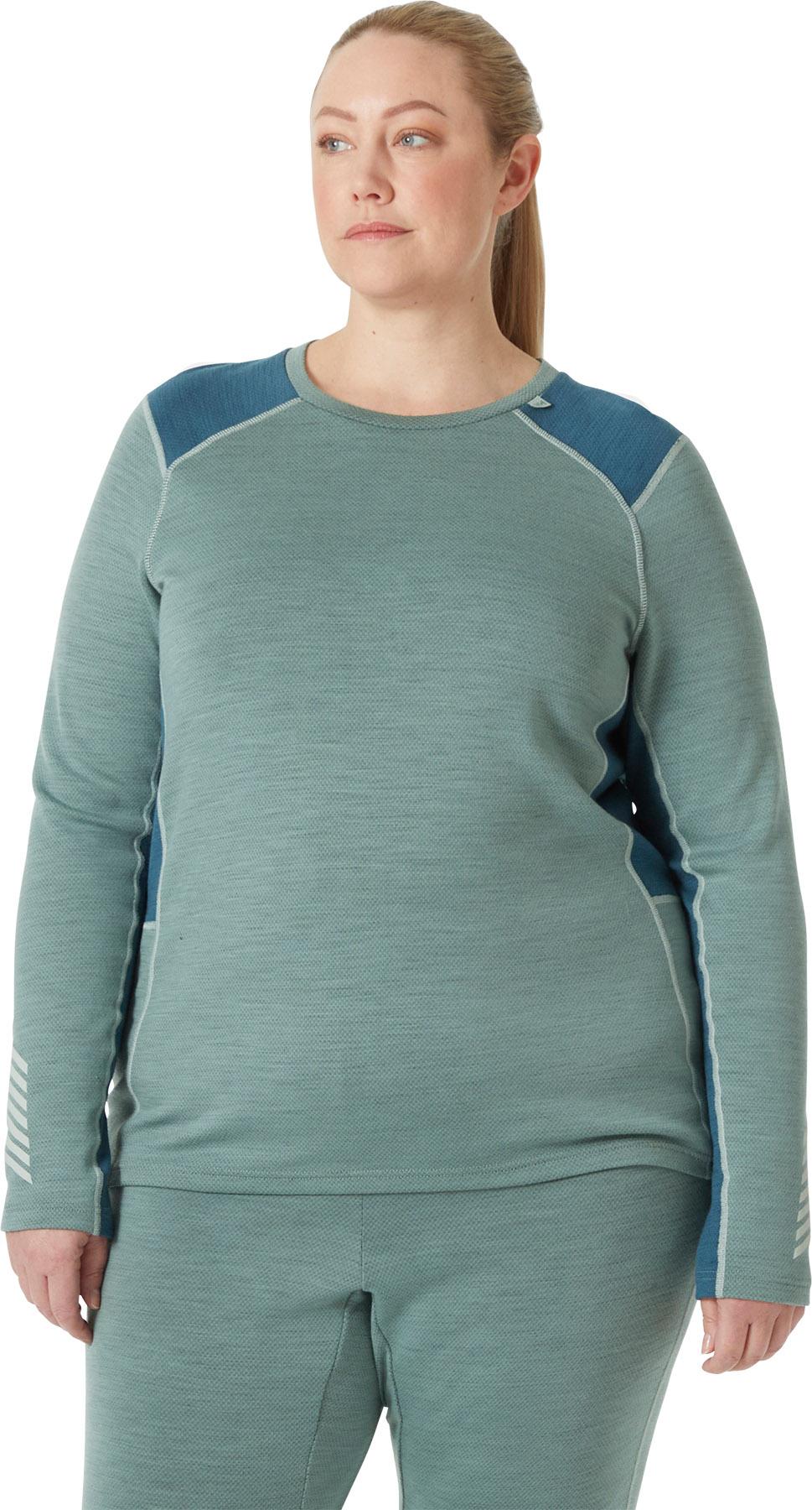 Product gallery image number 5 for product Lifa Merino Plus Size Midweight Crewneck Base Layer Top - Women's