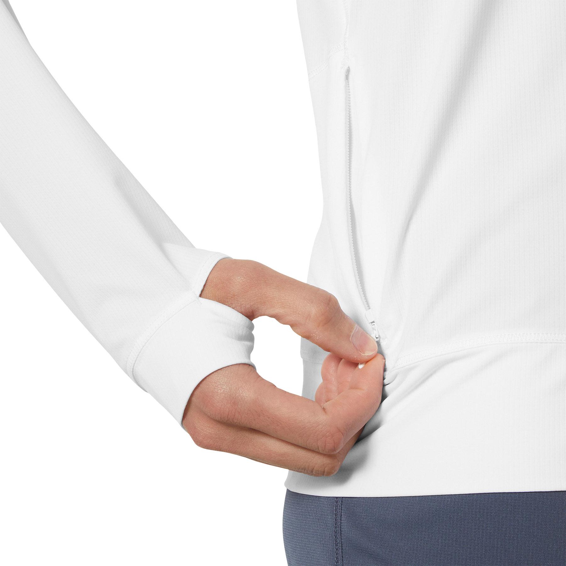 Product gallery image number 3 for product Chandail à capuchon à demi glissère Shine Solen - Femme