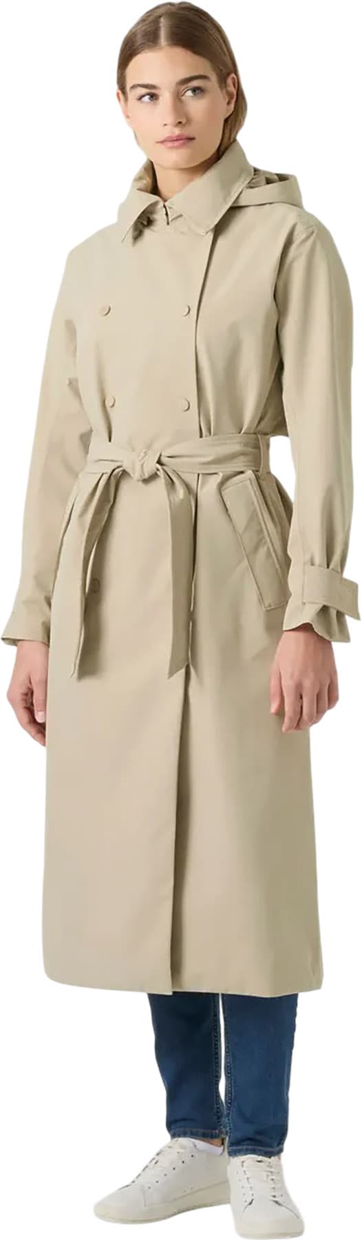 Product gallery image number 7 for product Avenue Long Trench Coat - Women's