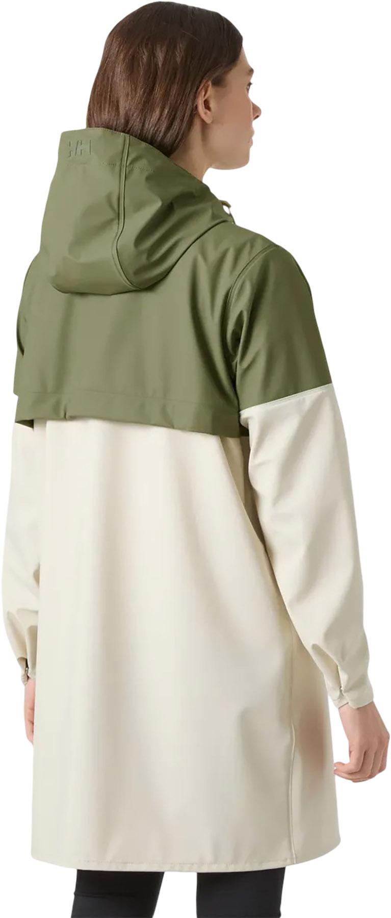 Product gallery image number 8 for product Moss Block PU Raincoat - Women's