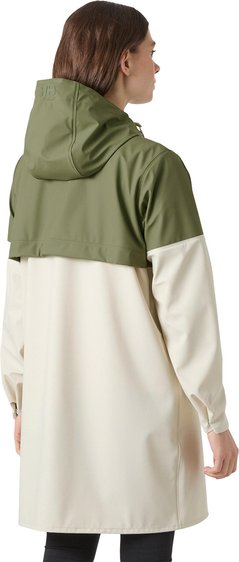 Product gallery image number 4 for product Moss Block PU Raincoat - Women's