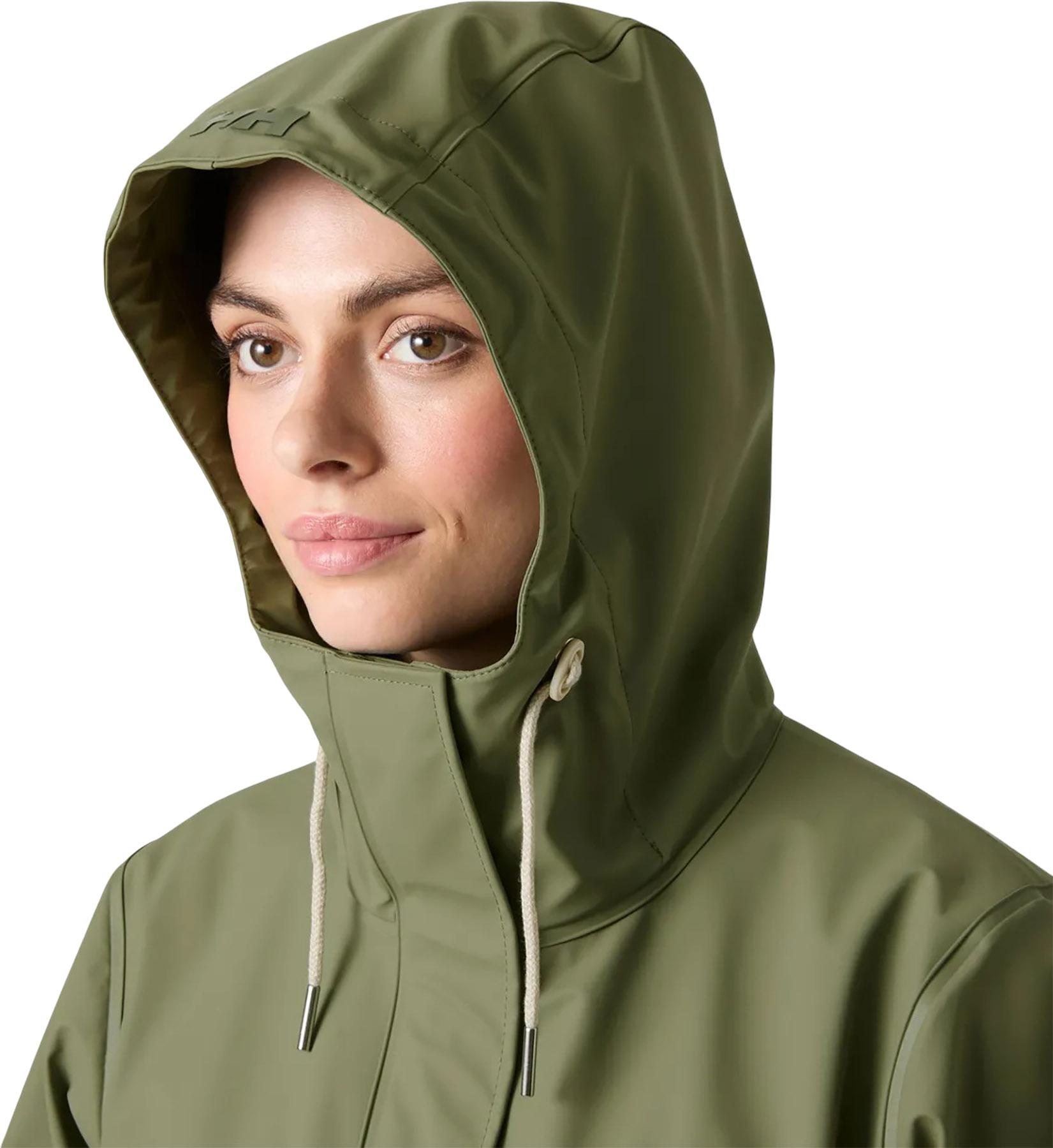 Product gallery image number 3 for product Moss Block PU Raincoat - Women's
