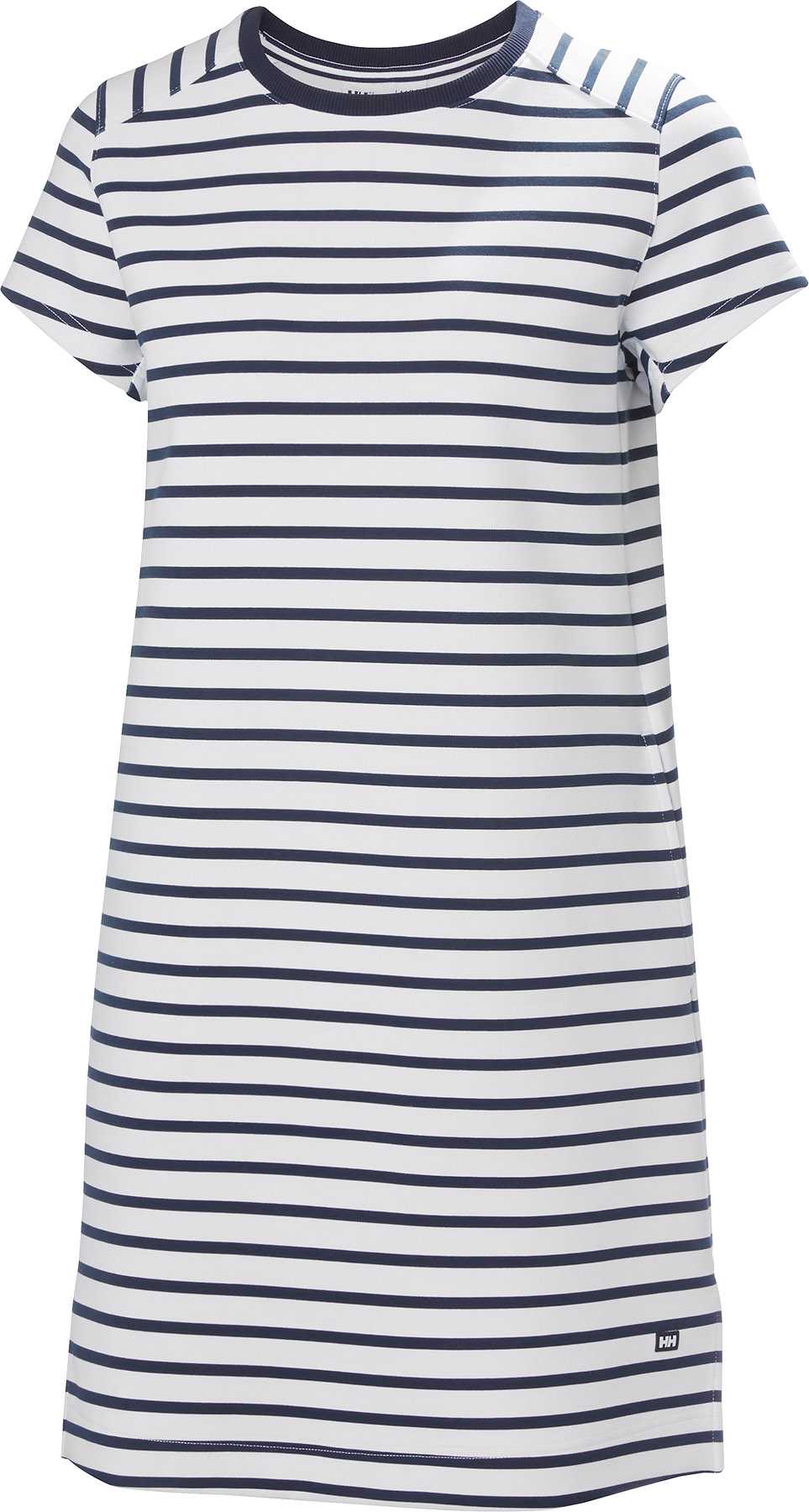 White Navy Stripe