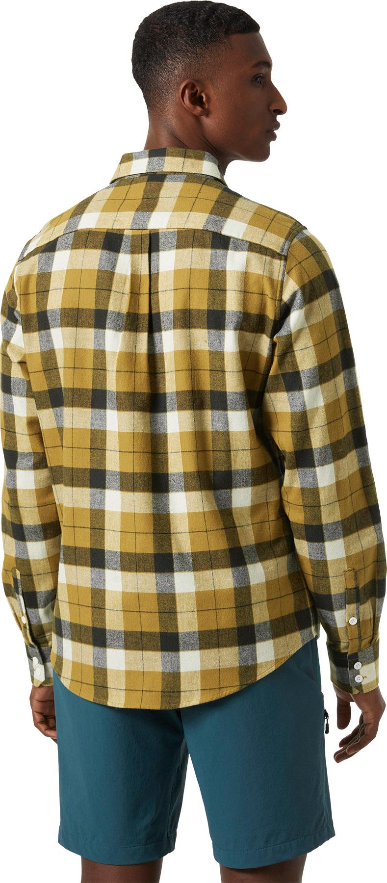 Product gallery image number 3 for product Chemise à manches longues en flanelle Lokka - Homme 