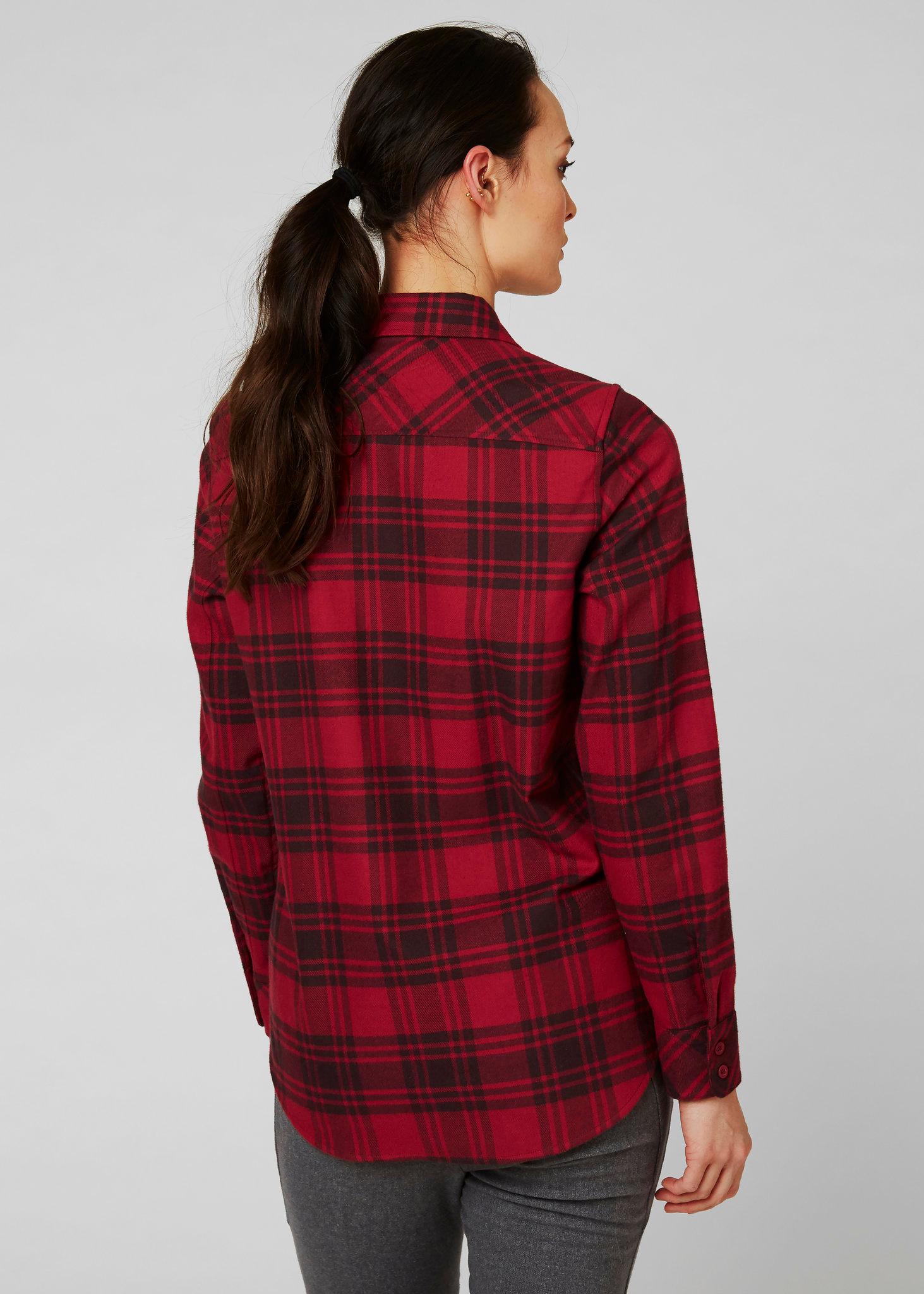 Product gallery image number 3 for product Classic Long Sleeve Checked Flannel Shirt - Women's