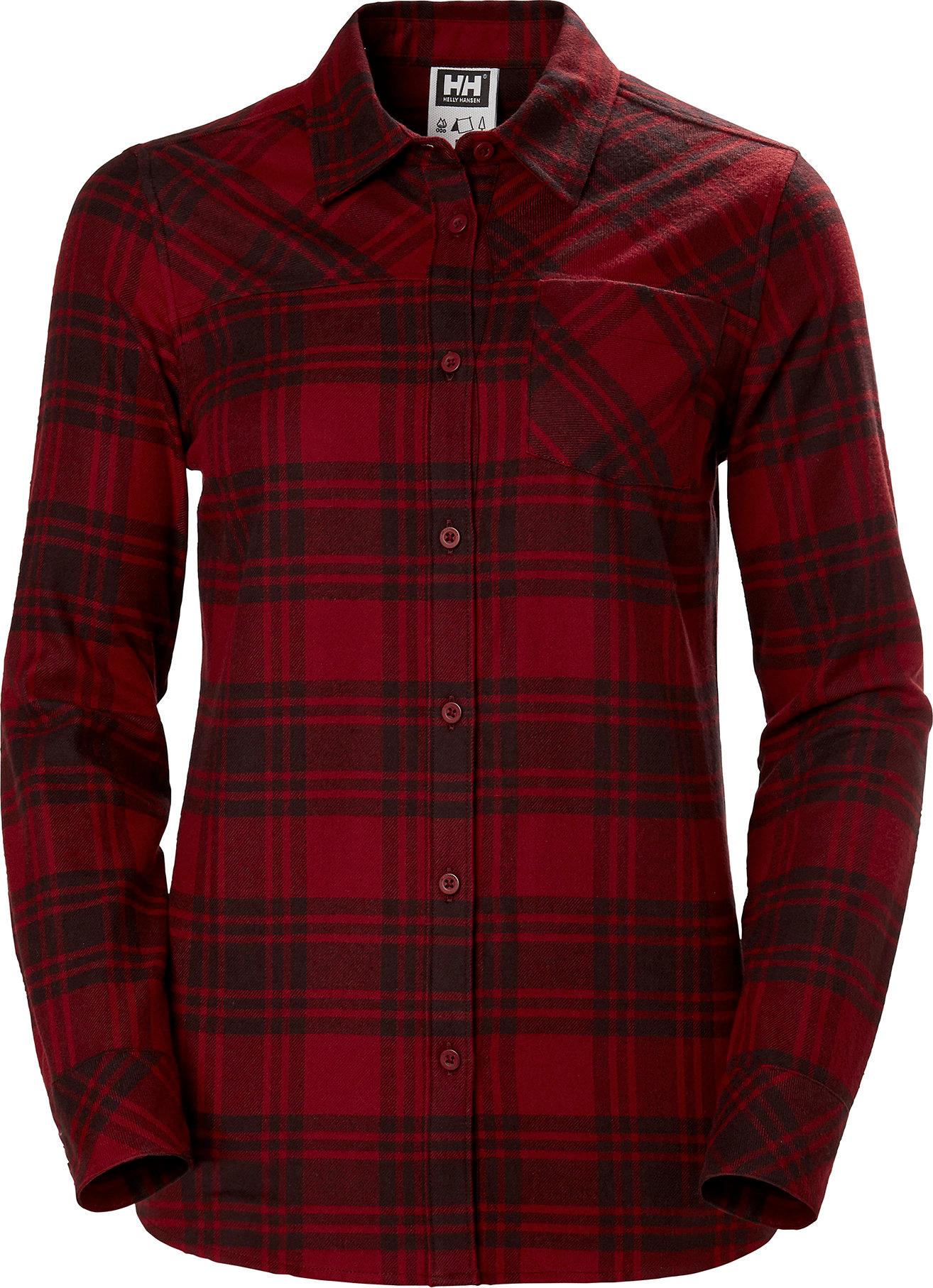 Product gallery image number 1 for product Classic Long Sleeve Checked Flannel Shirt - Women's