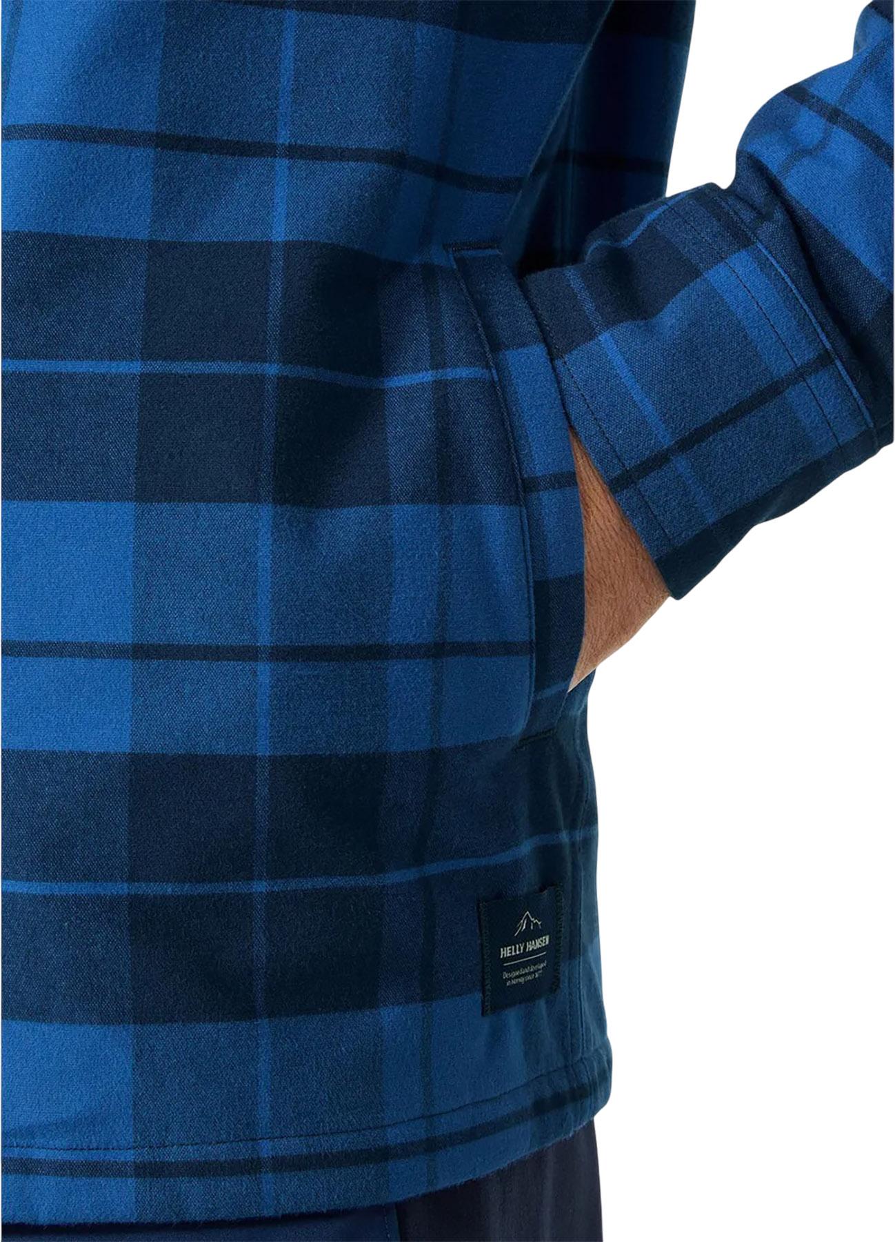 Product gallery image number 4 for product Manteau-chemise en flanelle isolant LIFALOFT - Homme
