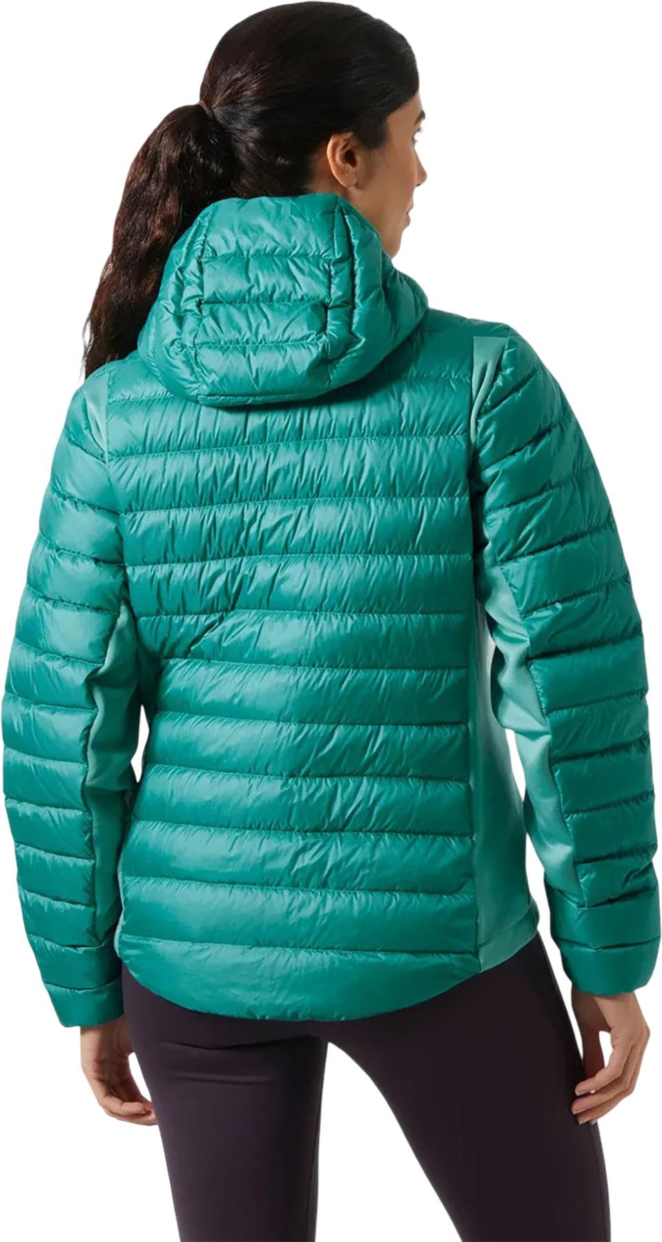 Numéro de l'image de la galerie de produits 2 pour le produit Manteau à capuchon hybride en duvet Verglas 2.0 - Femme
