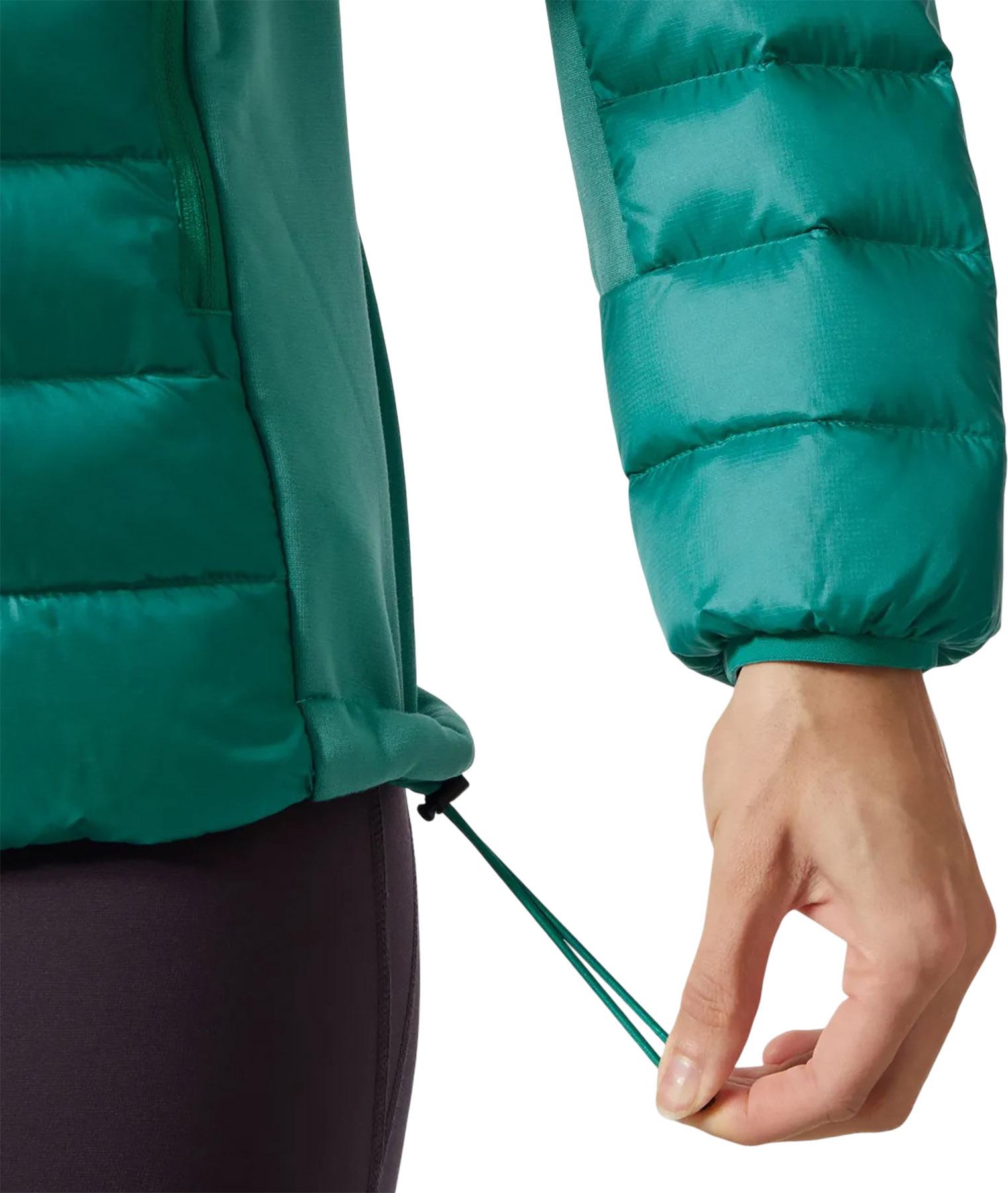 Numéro de l'image de la galerie de produits 6 pour le produit Manteau à capuchon hybride en duvet Verglas 2.0 - Femme