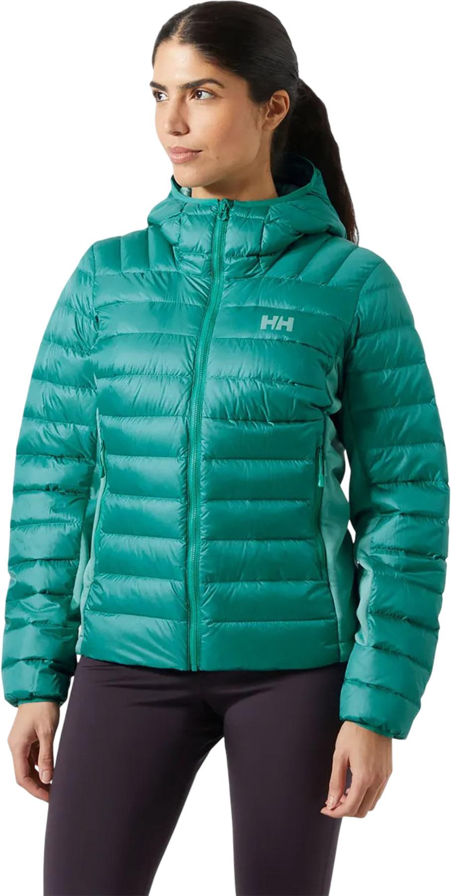 Numéro de l'image de la galerie de produits 7 pour le produit Manteau à capuchon hybride en duvet Verglas 2.0 - Femme